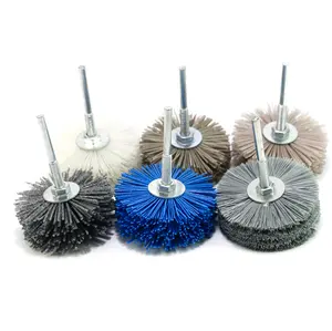 Best Price 80/180/240/320 Polishing Wood Furniture Polishing Flower Head Nylon Wheel Brush Abrasive Wire Grinding Wire