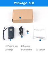 Escáner de Código de Barras Portátil Inalámbrico DI9180-2D, Personalizable con Marca, Ideal para Comercio Electrónico, Logística, Control de Inventario, Interfaz USB, Gran Venta