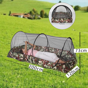 Best Seller Camping Hiking Backpacking Hunting Travel Outdoor Foldable Mosquito Sleeping <strong>Net</strong> Mesh Protection - Product Image 6