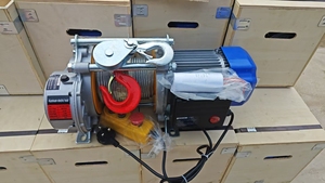 Cabrestante eléctrico de doble cuerda, uso de 30m, 60m, 100m, 1T, 1,5 T, 2,5 T, 3t, polipasto de cadena eléctrico de cuerda de alambre multifunción - Product Image 4