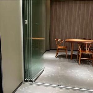 Phật sơn bên ngoài kính không khung trượt gấp phân vùng hệ thống cửa tường accordion Bifold cửa kính - Product Image 6