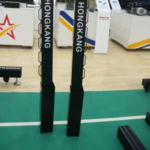 <span class=keywords><strong>Poteau</strong></span> <span class=keywords><strong>de</strong></span> pickleball en maille 2026, portable, mobile, <span class=keywords><strong>de</strong></span> 22 pieds, avec roues, ensemble <span class=keywords><strong>de</strong></span> poteaux <span class=keywords><strong>de</strong></span> pickleball - Product Image 4