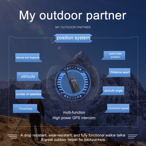 Ksun X-UV98D 10W GPS FM Walkie-Talkie ban nhạc đầy đủ hai cách phát thanh xách tay tầm xa Walkie Talkie - Product Image 4