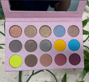 Paleta de Sombras de Ojos de 15 Colores, Cosméticos de Alta Pigmentación, Sin Logotipo, Marca Privada, Icono Similar - Product Image 6