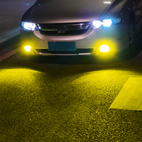 Ampoule de phare LED jaune doré 3000K, éclairage LED automobile 9006 9005 9012 9145 880 881 H7 H11 H4, ampoule de phare antibrouillard automobile