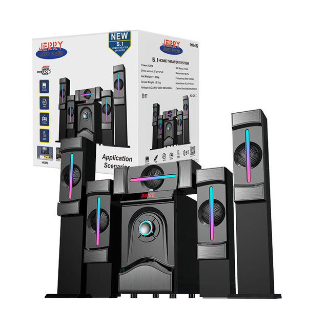 2025 Jerry Sound System 5.1 Home Theatre Music Player speaker HI-FI multimedia