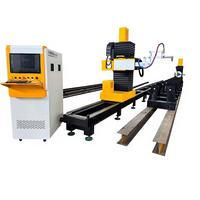 Máquina de Corte de Tubos CNC de 5 Ejes con Motor Servo de Plasma y Llama, 1500 mm de Diámetro, 12 m de Longitud, 380 V, para Fabricación de Tuberías de Acero