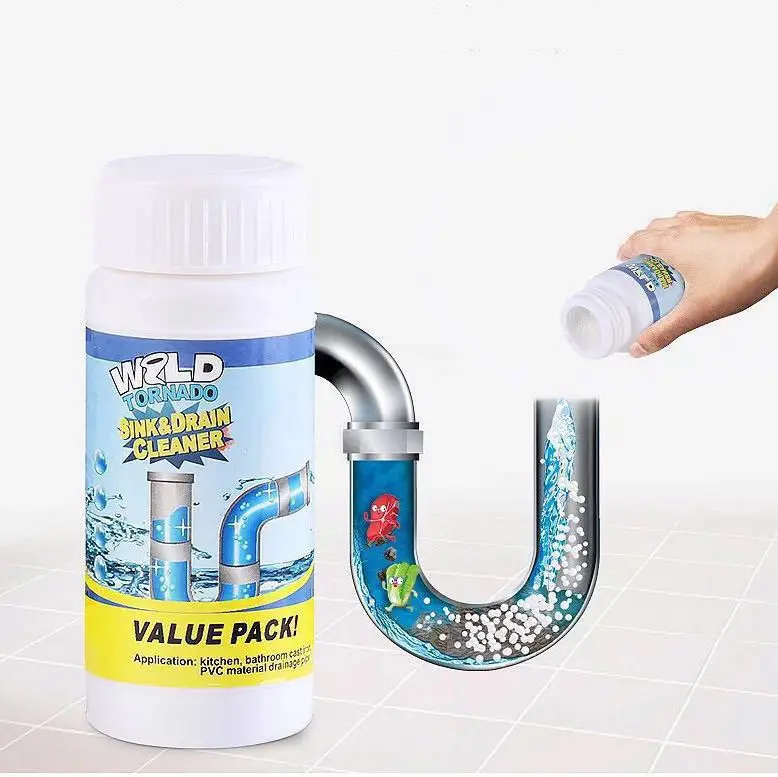 シャワー排水管の詰まりのための卸売ディープクリーニングトイレドレンクリーナーパイプライン浚渫剤