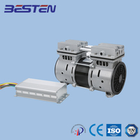 Compresseur d'air industriel sans huile, 12V/24V/36V, avec batterie, moteur sans balais à courant continu, 8 bars
