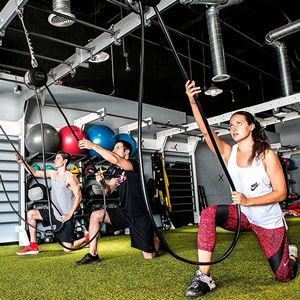 Nuovo Arrivo: <span class=keywords><strong>Trainer</strong></span> a Corda Sospeso Multifunzionale con Resistenza Magnetica, Attrezzatura da Palestra con Cavo da 4m - Product Image 4