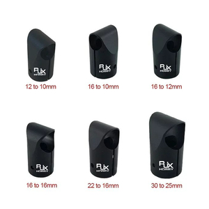 Conector en Ángulo Recto RJXHOBBY RJX de 12/16/22/25/30 mm a 10/12/16/25 mm, Abrazadera de Tubo de Carbono Tipo T para Tren de Aterrizaje de Drones RC - Product Image 3