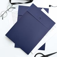 Carpetas Verticales de Archivo, Carpeta de Plástico para Proyectos con Cierre de Botón a Presión para Papel Tamaño Carta A4