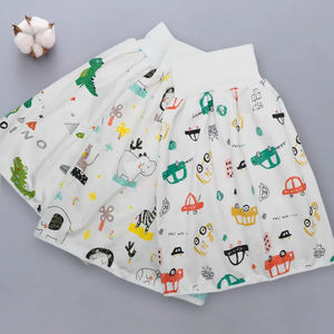 Jupe imperméable pour bébés Jupe <span class=keywords><strong>de</strong></span> <span class=keywords><strong>couche</strong></span>-culotte rembourrée réutilisable <span class=keywords><strong>lavable</strong></span> en tissu <span class=keywords><strong>de</strong></span> coton <span class=keywords><strong>de</strong></span> <span class=keywords><strong>nuit</strong></span> - Product Image 2