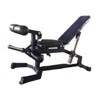Banc de musculation commercial réglable en acier, équipement de gym multifonctionnel pour presse à poulies, stable, robuste et sûr
