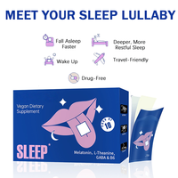 Bandes buccales OEM à dissolution rapide pour le sommeil, avec mélatonine, L-théanine, GABA, B6, pour la relaxation, le soutien du sommeil et le bien-être