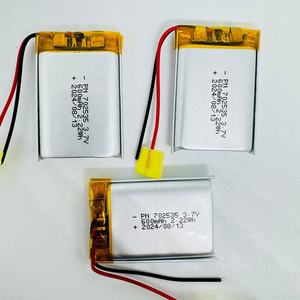 충전식 302535 402535 502535 602535 802535 902535 102535 702535 3.7V 600mAh 072535 리튬 폴리머 리튬 이온 배터리 (Pcb 포함) - Product Image 6
