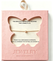 Boîte cadeau en forme de papillon rose avec ruban pour bracelet de perles, emballage cadeau pour la Saint-Valentin