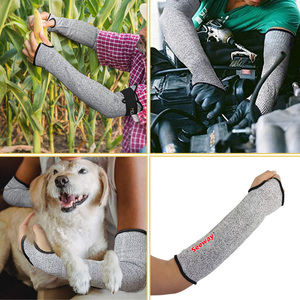 Seeway résistant aux coupures HPPE <span class=keywords><strong>avant</strong></span>-<span class=keywords><strong>bras</strong></span> garde <span class=keywords><strong>bras</strong></span> protecteurs manchons de travail de <span class=keywords><strong>protection</strong></span> avec trou pour le pouce fonction <span class=keywords><strong>anti</strong></span>-<span class=keywords><strong>coupure</strong></span> <span class=keywords><strong>Protection</strong></span> alimentaire - Product Image 4