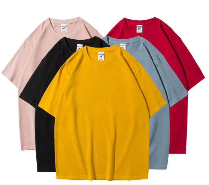 280 g Herren 100 % Schwere Baumwolle Übergröße T-Shirts 3D Puffdruck Drop-Oberteil einfarbig Hip Hop-T-Shirts Sommer hochwertige übergroße Oberteile