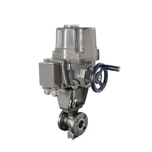 Vanne à bille électrique antidéflagrante HK60Q-EX-V, vanne à bille motorisée à bride en acier inoxydable - Product Image 2