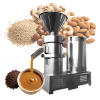 Máquina Eléctrica Automática para Hacer Tahini de Sésamo, Molino Coloidal para Moler Sésamo, Máquina para Hacer Mantequilla de Maní para Pequeñas Empresas