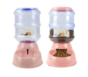 เครื่องให้อาหารและเครื่องดื่มแบบอัตโนมัติสำหรับสัตว์ขนาดเล็กเครื่องให้อาหารสัตว์เลี้ยงด้วยแรงโน้มถ่วงทำจากพลาสติกเป็นมิตรกับสิ่งแวดล้อม - Product Image 3