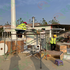 Household Clean New Energy 1kw 3kw 5kw 10kw VAWT Vertical Wind System Connecting Wind <b>Generator</b> to Solar Energy System RX-HV 5kw - Product Image 3