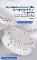 Thyristor à double face refroidi KP300A, type disque, 1600V, SCR, qualité industrielle, haute puissance, pour four à induction, semi-conducteur de puissance