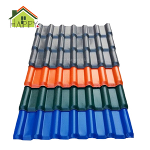 Tuile de toit en Pvc Asa colorée ondulée bleue, tuile de toit synthétique espagnole, toit en <span class=keywords><strong>ardoise</strong></span> synthétique - Product Image 2