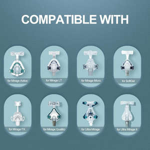 Sangle de fixation universelle pour masque CPAP compatible avec les séries ResMed Mirage et <span class=keywords><strong>Philips</strong></span> <span class=keywords><strong>Respironics</strong></span> - Product Image 5