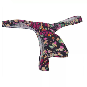 Stampato alla moda uomo Sexy intimo mutandine maschili <span class=keywords><strong>perizoma</strong></span> <span class=keywords><strong>con</strong></span> Pouch vita bassa Plus Size <span class=keywords><strong>perizoma</strong></span> da uomo - Product Image 5