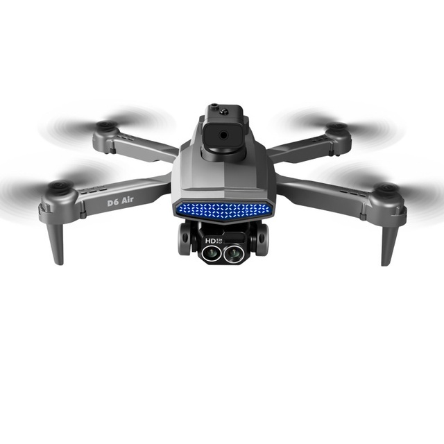 New D6 Air Mini Drone 4k Profesional 4K HD Camera Obstacle Avoidance Aerial Photography Brushless Foldable Quadcopter Gifts Toys