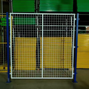 Produttore all'ingrosso mobile Robot recinzione rete in acciaio metallo officina pannelli di isolamento barriere di traffico per Area di cantiere - Product Image 5