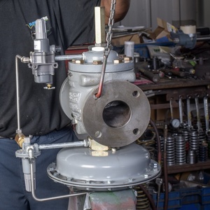 Régulateur de pression pneumatique haute pression pour chaudière Fisher 1098-EGR 1098H-EGR, vanne de réduction de pression de gaz à brides en acier inoxydable - Product Image 5