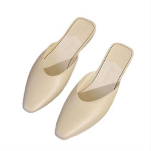 Sandalias planas de verano para mujer, punta cuadrada, tacón bajo, antideslizantes, zapatos informales sin cordones - Product Image 5
