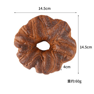 Wangdun simulación pan pastel modelo PU decoración fotografía enseñanza accesorios decoración del hogar ventana displayminiatures - Product Image 4