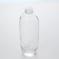 Luxe de haute qualité 15g 30g 50g bouteilles en verre de baume cosmétique de couleur personnalisée transparente pot de crème vide bouteille de lotion avec pulvérisateur à pompe