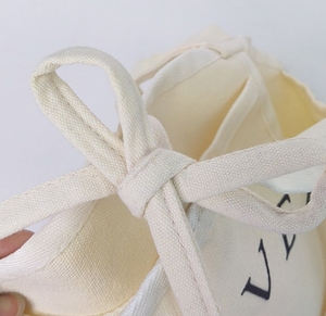 Nhà Máy Cá Nhân 10 ''12' 'Phụ Nữ Phụ Nữ Vải Vòng Tròn <span class=keywords><strong>Tote</strong></span> Với Độ Tương Phản Top Vòng <span class=keywords><strong>Tote</strong></span> Túi Tùy Chỉnh In Chất Lượng Trống Túi - Product Image 3