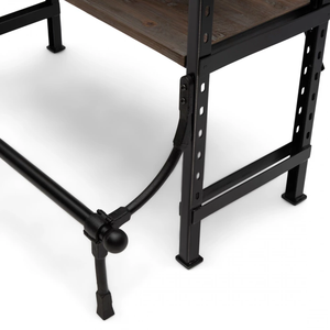 Hoolnn AY-359 Französisches Vintage-Holz Umweltfreundliches Langlebiges Antikes Bücherregal Multifunktionales Wohnzimmer Schlafzimmer Büro - Product Image 5