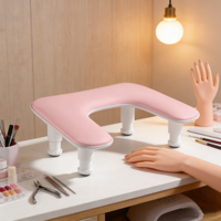 Nouveau Design Portable U Forme Accoudoir Ongles S'adapte Le Bras Courbe Fournissant Un Soutien Confortable Oreiller À Ongles