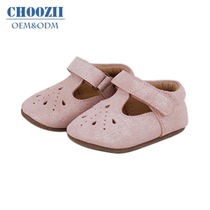 Choozii <span class=keywords><strong>Rosa</strong></span> In Pelle Scamosciata Appena Nato Del Bambino Delle Ragazze Scarpe Morbide Scarpe Sole Bambino T Bar Mary Jane Scarpe - Product Image 5