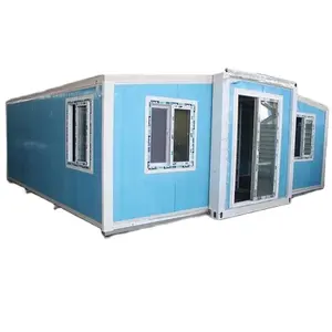 Le kit modulaire à faible coût abrite des maisons pour une petite maison préfabriquée pliable 2 chambres pliantes