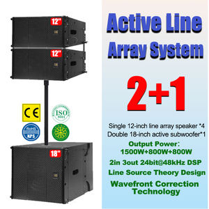 Altavoces <span class=keywords><strong>Line</strong></span> <span class=keywords><strong>Array</strong></span> de 12 Pulgadas 2026, 2000W, 133dB, Madera Contrachapada, Sistema de Sonido Profesional para Exteriores, Amplificadores para Espectáculos en Vivo - Product Image 4