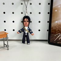Nouvelles 6 figurines de cosplay Michael Jackson de 10 cm, en peluche, articulées, pour décoration de chambre, cadeau