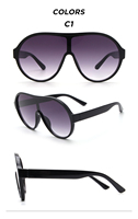 Lunettes de soleil de luxe pour femmes, de marque de luxe, écologiques, chics, élégantes, violet violet dégradé, surdimensionnées, carrées, de style shield, de créateur