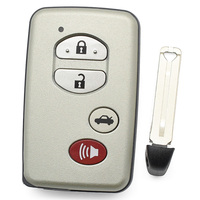 KEYDIY TDB03-4 Llave Inteligente de 4 Botones, Control Remoto Universal para Automóvil