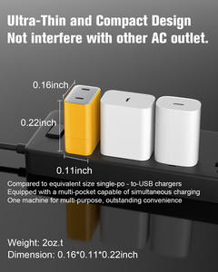 <span class=keywords><strong>Chargeur</strong></span> rapide TKT PD 20W, adaptateur secteur USB-C, prise pliable de type C, cube pour <span class=keywords><strong>iPhone</strong></span> 17, <span class=keywords><strong>chargeur</strong></span> <span class=keywords><strong>en</strong></span> vente sur TikTok - Product Image 4