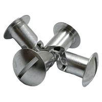7/16 "Dzus Fastener - 0.500" Grip en aluminium noir quart de tour pour voitures de course