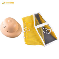 Topi Pelindung Peternak Lebah, Penutup Wajah Penuh, Serat Fiber, Topi Peternakan Lebah
