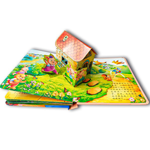 Libros Pop-up Personalizados, Historia en Inglés, Educativos, Impresión Offset 3D, Personalización OEM, Gran Venta, para Niños y Bebés, Papel <span class=keywords><strong>de</strong></span> Arte - Product Image 4